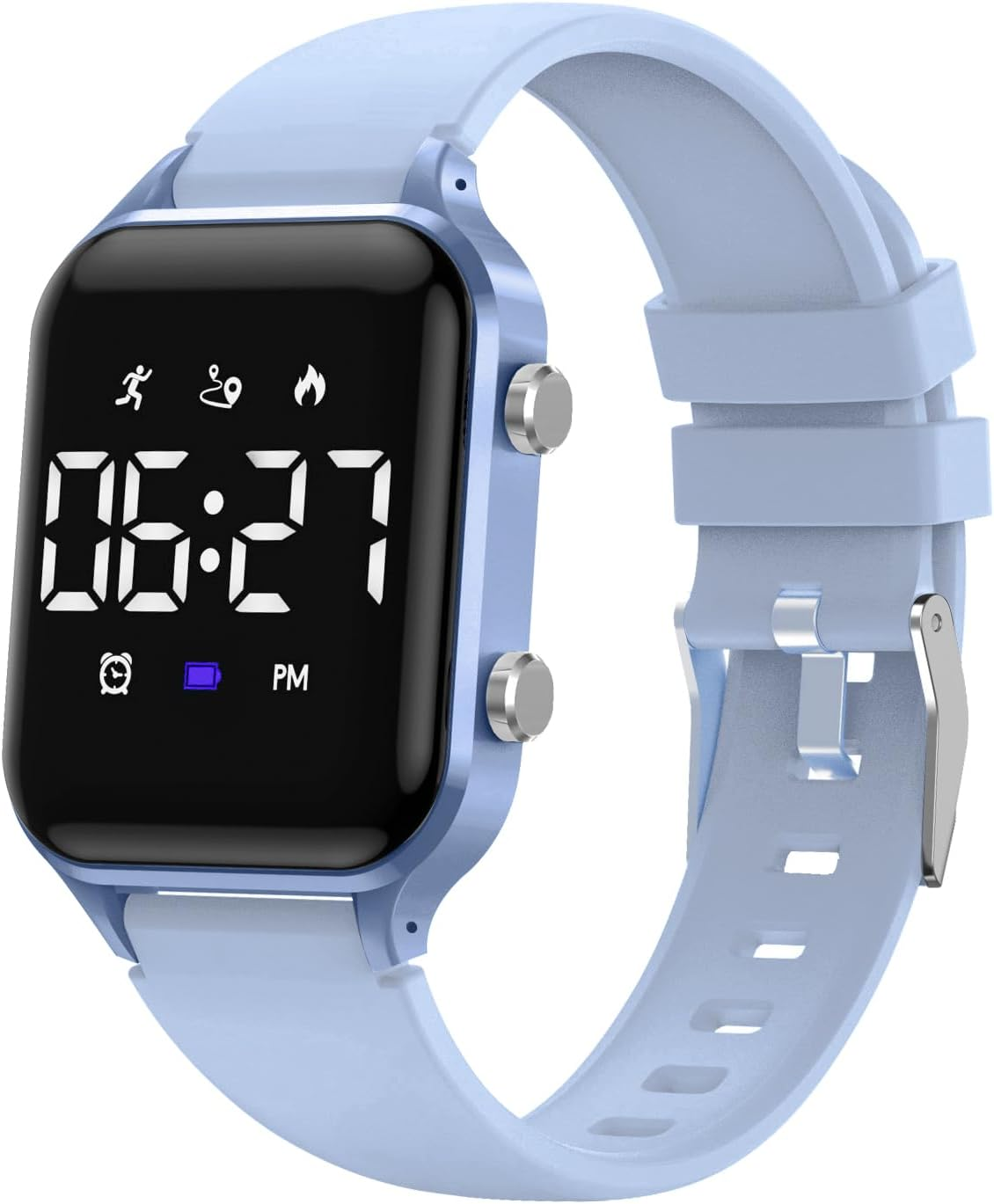 Waterproof Kids Digital Watches for Boys Girls,Sport Watch with Pedometer Stopwatch Vibration Alarm for Ages 5-13,No App Fitness Tracker Watch for Kids Teens Birthday