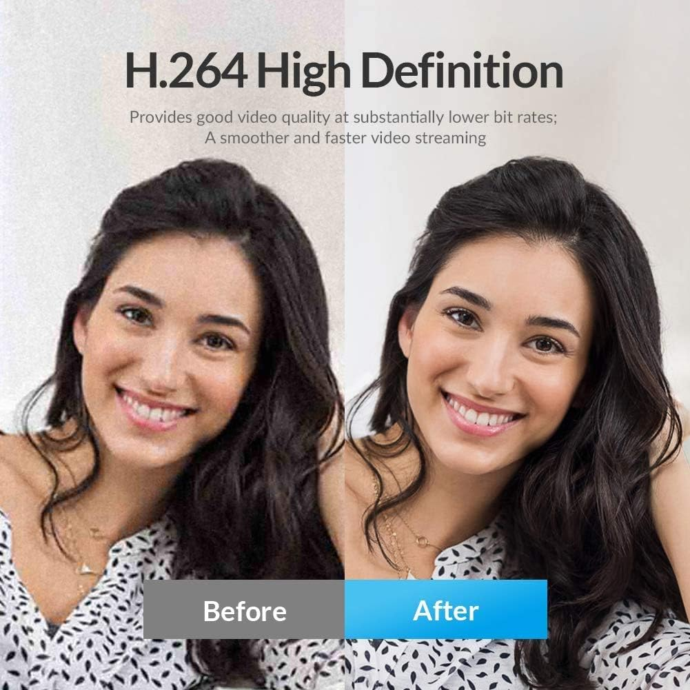 4K HD PC Webcam for Streaming HD 1080P, Jfmshop 960C USB Pro Computer Web Camera Video Cam for Mac Windows Laptop Conferencing Gaming with Microphone & Adjustable Ring Light & Tripod Stand