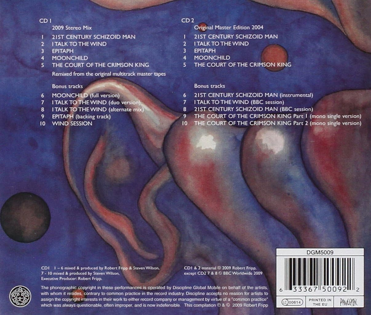 In the Court of the Crimson King (2009 Remix/Original) image number 2