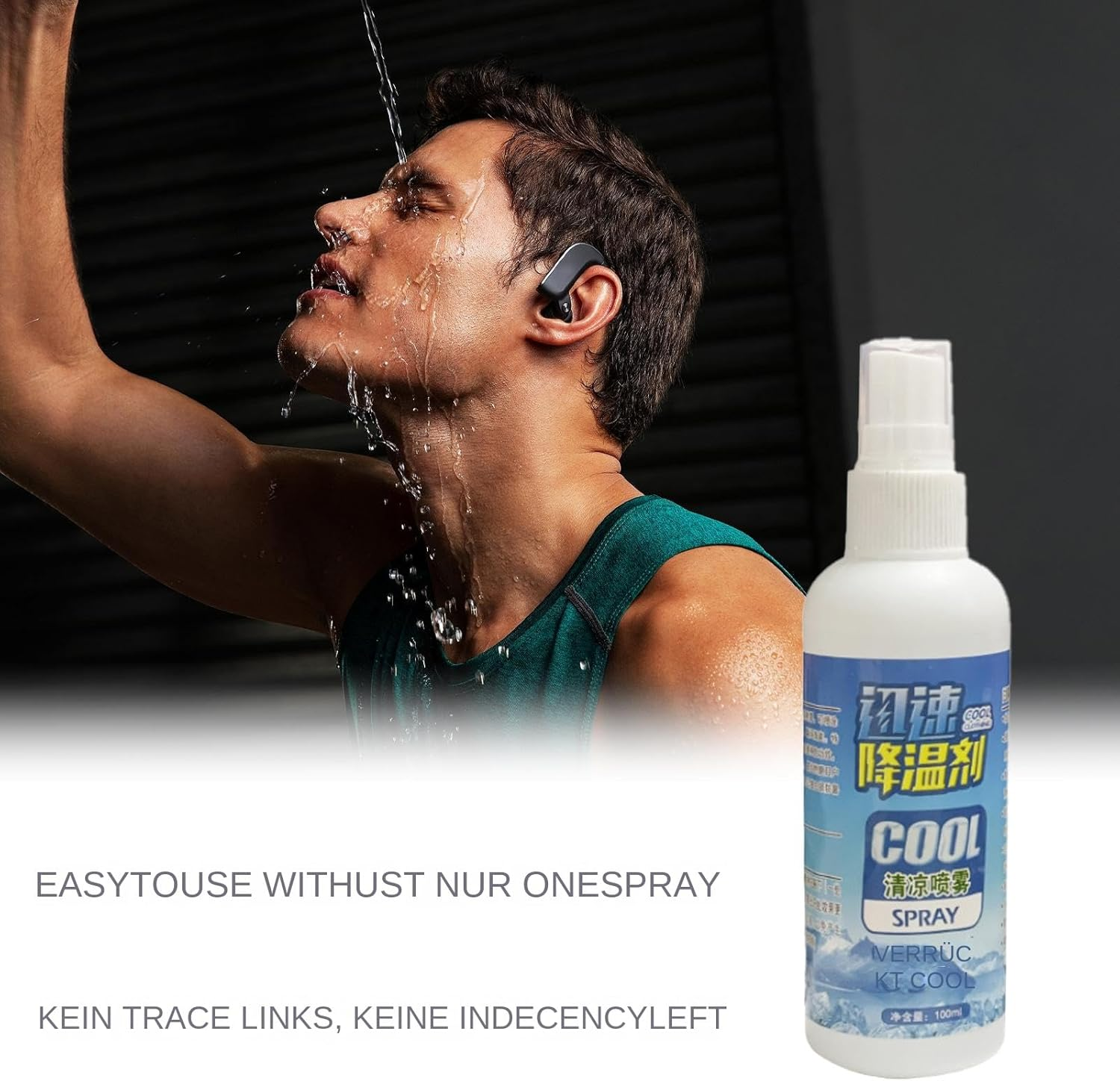 Cooling Spray - Durable Cooling Mist, Hot Weather | Instant Cool Spray, Instant Fine Mist Cooling Spray, Portable Natural Plant Fresh Coolant Fragrance, Cooling Mist Heatsink Spray image number 4