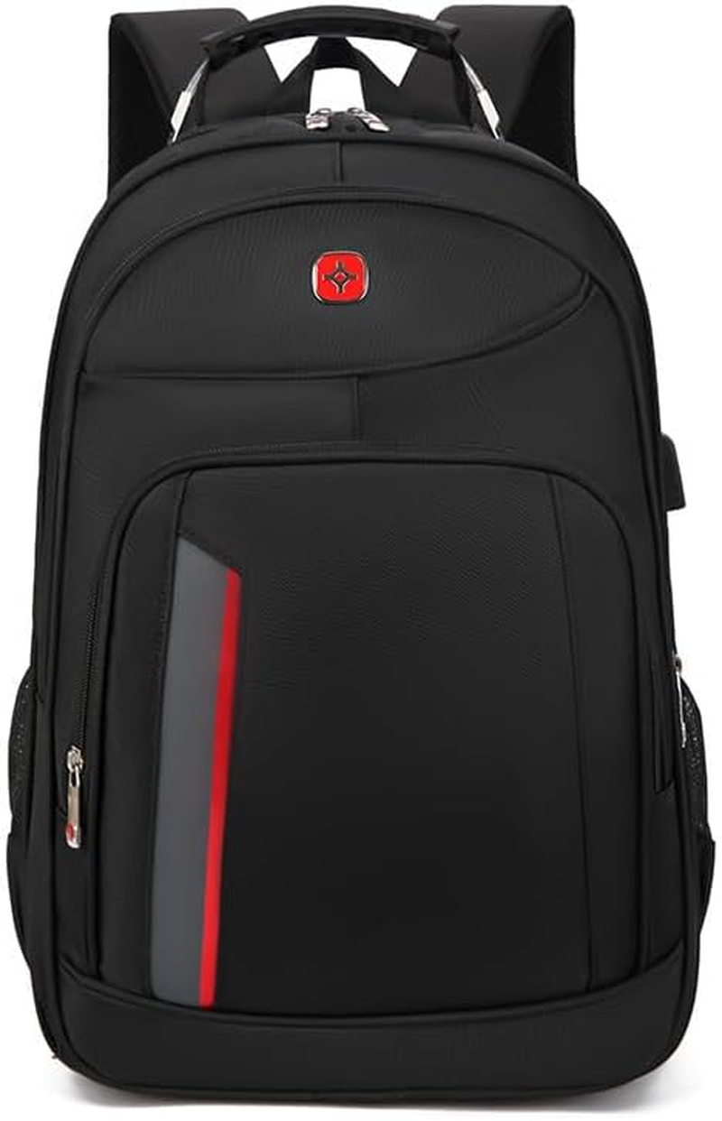 Backpack for Women Men Casual Travel Laptop Backpack Aesthetic Lightweight College Bookbags (Black) image number 3