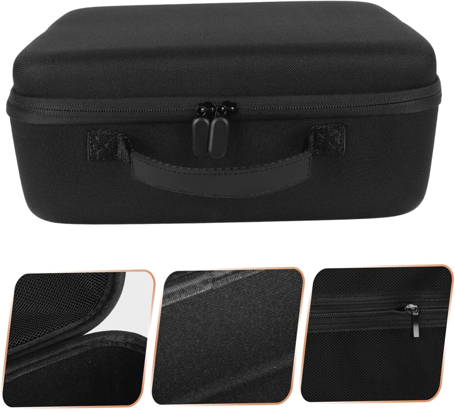 DINHEAROM Portable Hair Dryer Storage EVA Bag with Splashproof Design Comfortable Hand Strap and Snap Zipper Travel Pouch Case for Hair Dryer Protection and Easy Carrying Business Trips