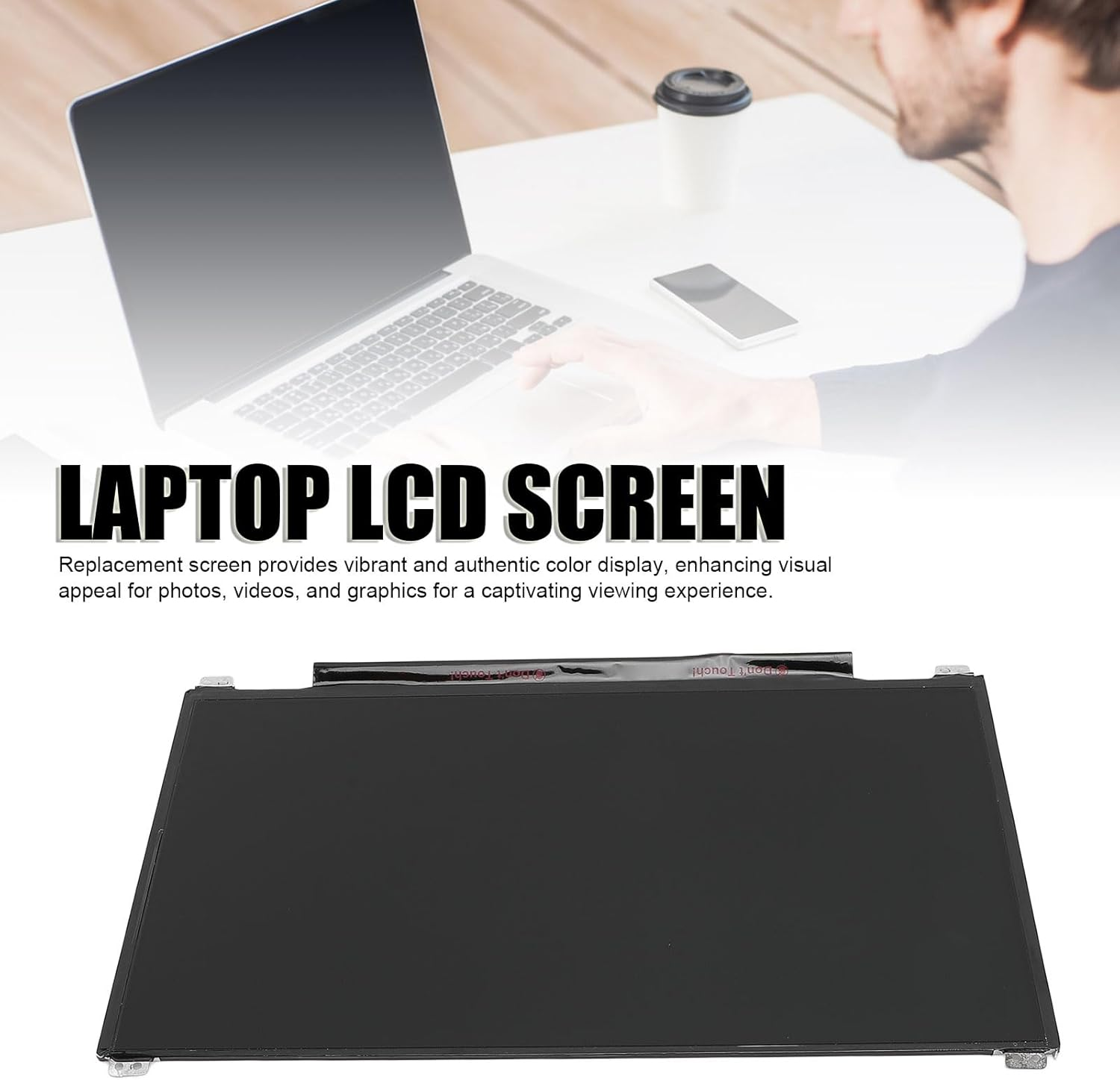 13.3 Inch LCD Screen Replacement for Laptops, 1366X768 Resolution 30Pin Display Panel B133XTN01.3, Professional Installation Required image number 2