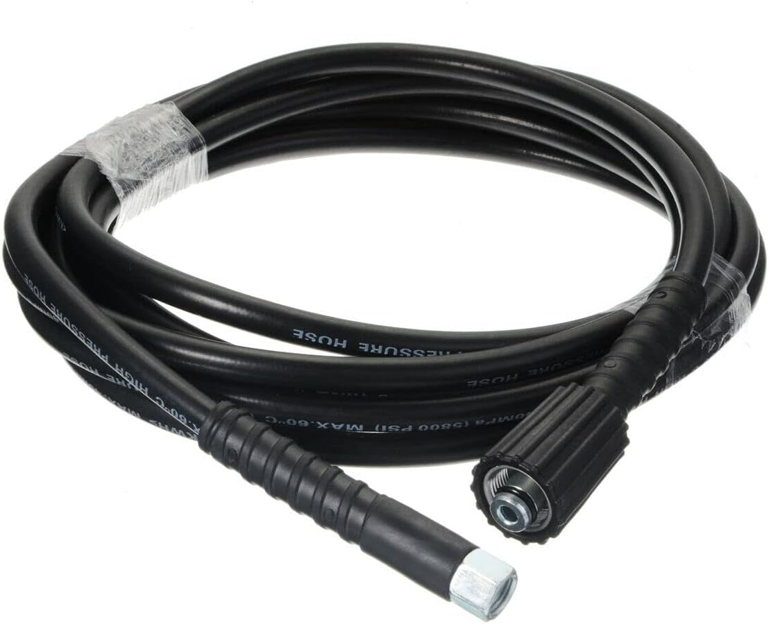 YUET 5M High Pressure Washer Replacement Hose for Car Washing Garden Cleaning, M14 X M22 (15Mm) Thread Connector Water Clean Jet Pipe and Drain 16Ft image number 6