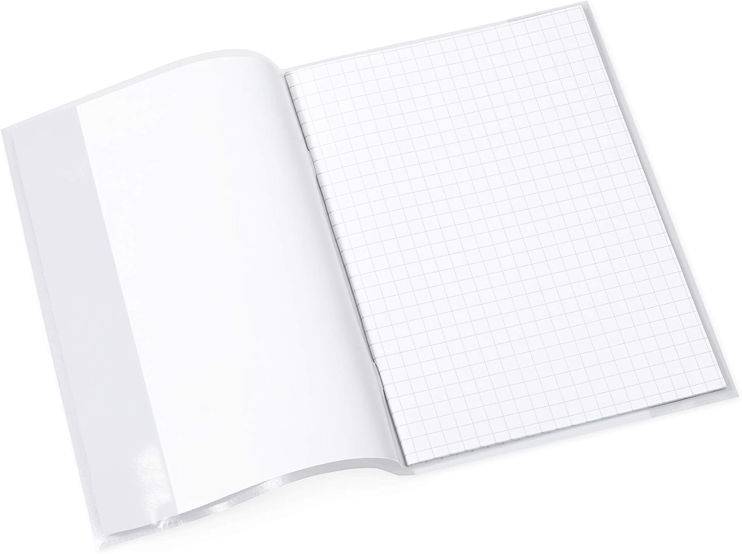 HERMA Clear Exercise Book Cover A5 Landscape, Made of Wipeable and Sturdy Plastic, Slip on Cover Jackets for School, Transparent, 19899 image number 7