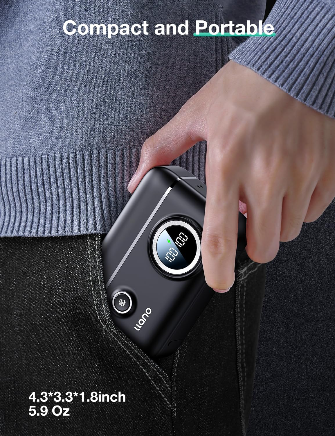 Llano 2-Pack NP-FW50 Batteries and Fast 18W Dual Charger for Sony Alpha A6400, A6000, ZV-E10, A7 Ii, A7R Ii, A6300, A6500, A7S, A7, A7S Ii, A7S, A5100, Smart Digital Display, Magnetic Snap Cover image number 1