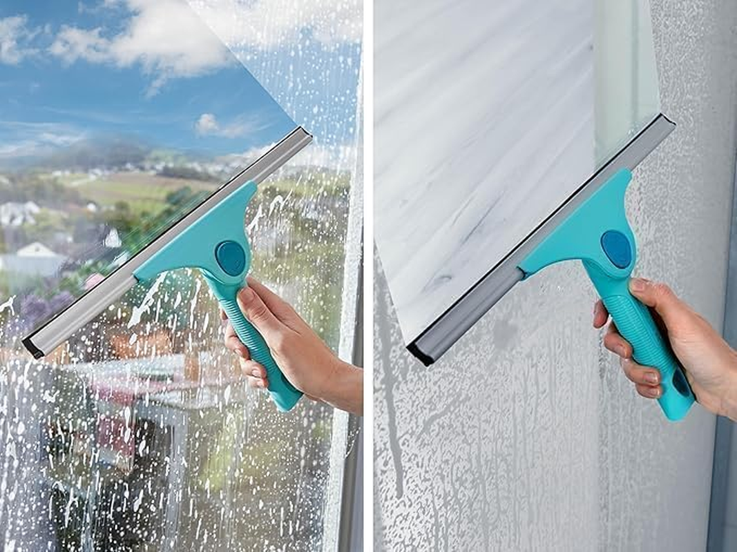 Leifheit Window Slider XL Squeegee 40 Cm &ndash; Streak-Free Glass and Window Cleaner with Flexible Joint and Click System &ndash; Bathroom Mirror and Shower Cleaner, Household Cleaning Tool and Accessory image number 1