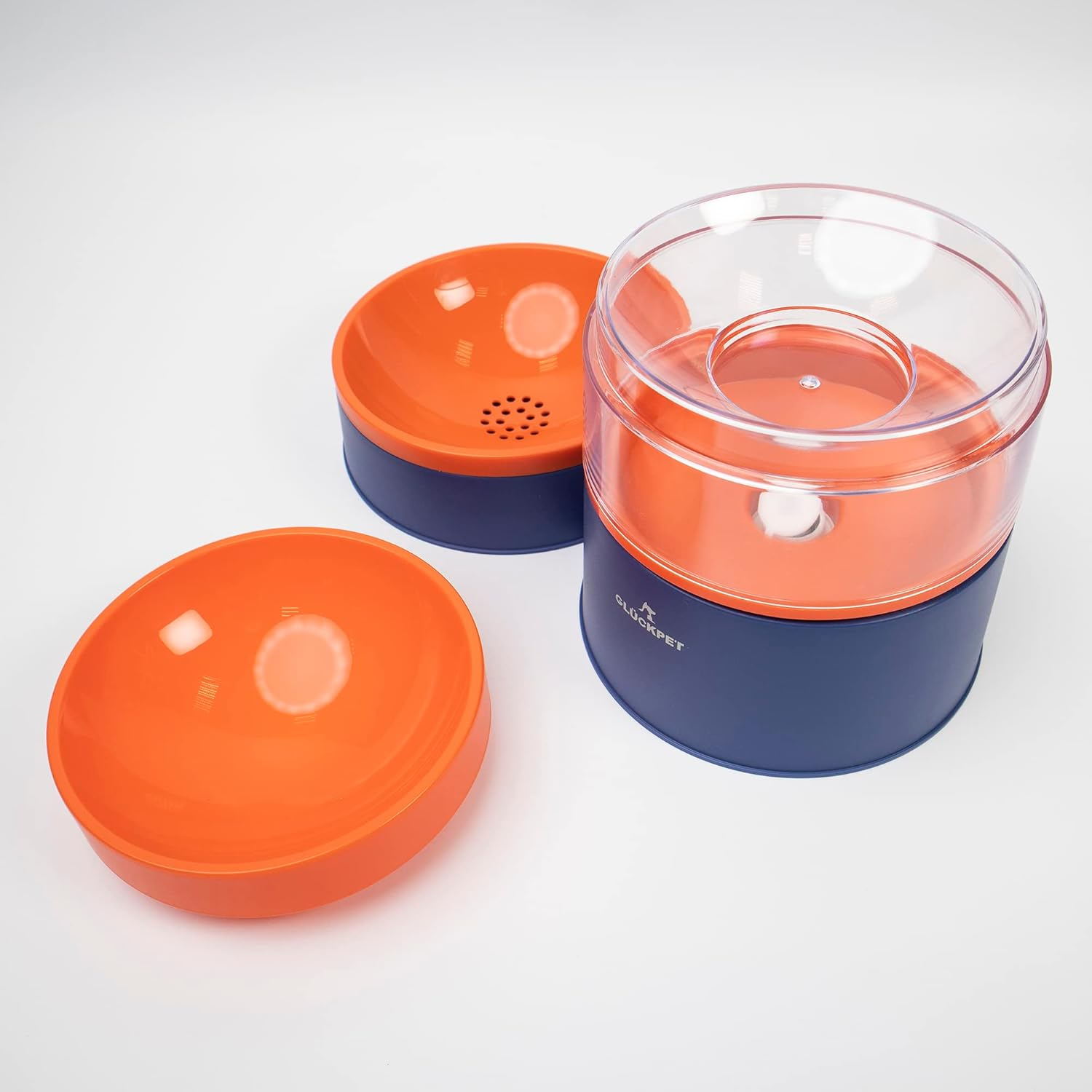 Cat Bowl with Water Dispenser, Blue, 2 in 1, 1 L