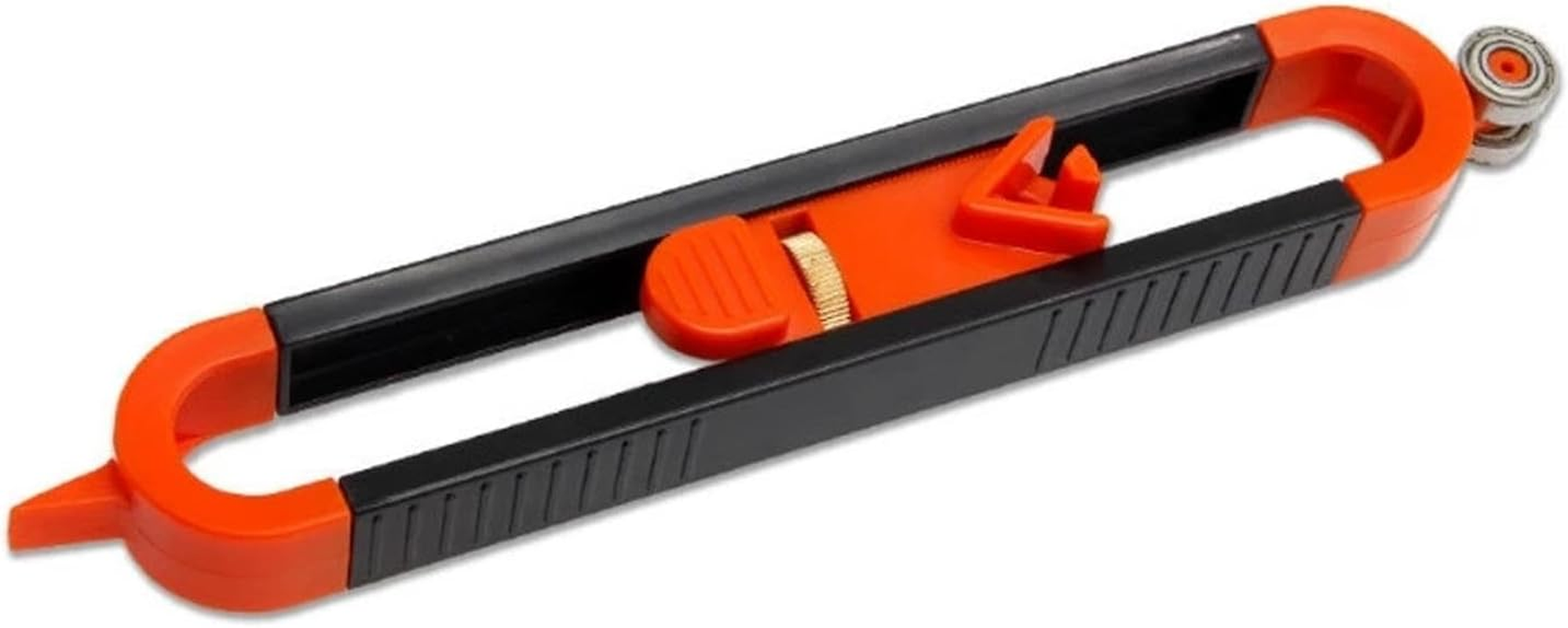 Precise Contour Gauge,Tileglassmeasuring,Ruler Gauge Shape Taker Gauge,Pencil Scribe Tool(Color:Black, Orange) image number 6