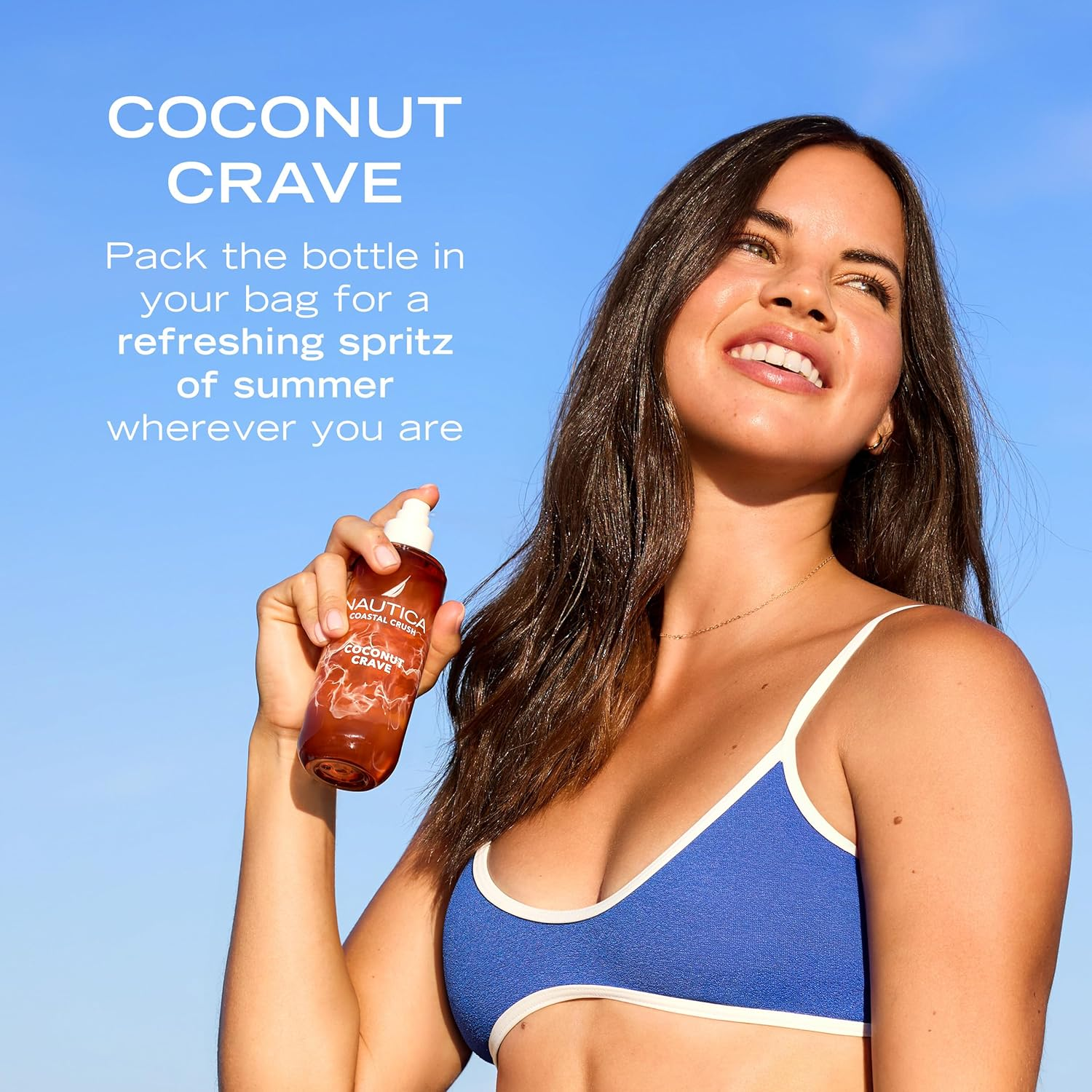 Nautica Coastal Crush Coconut Crave Body Mist, 236Ml image number 1
