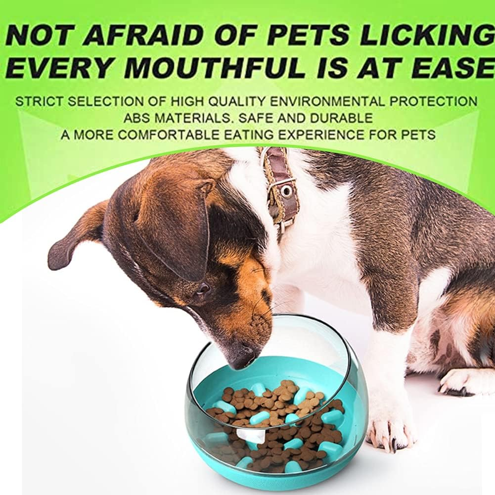 Dog Feeder Slow Eating Pet Bowl Eco-Friendly Durable Non-Toxic Preventing Choking Healthy Design Bowl for Dog Pet Slow Feeder&hellip; (Yellow) image number 6