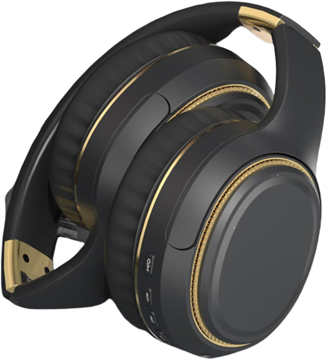 Rrlihjgu over the Ear Headphones - Wireless Game Earphones,Foldable Headphones with Breathing Light & Stereo Bass Sound for Commuting Workout Lawn Concert Workout image number 1