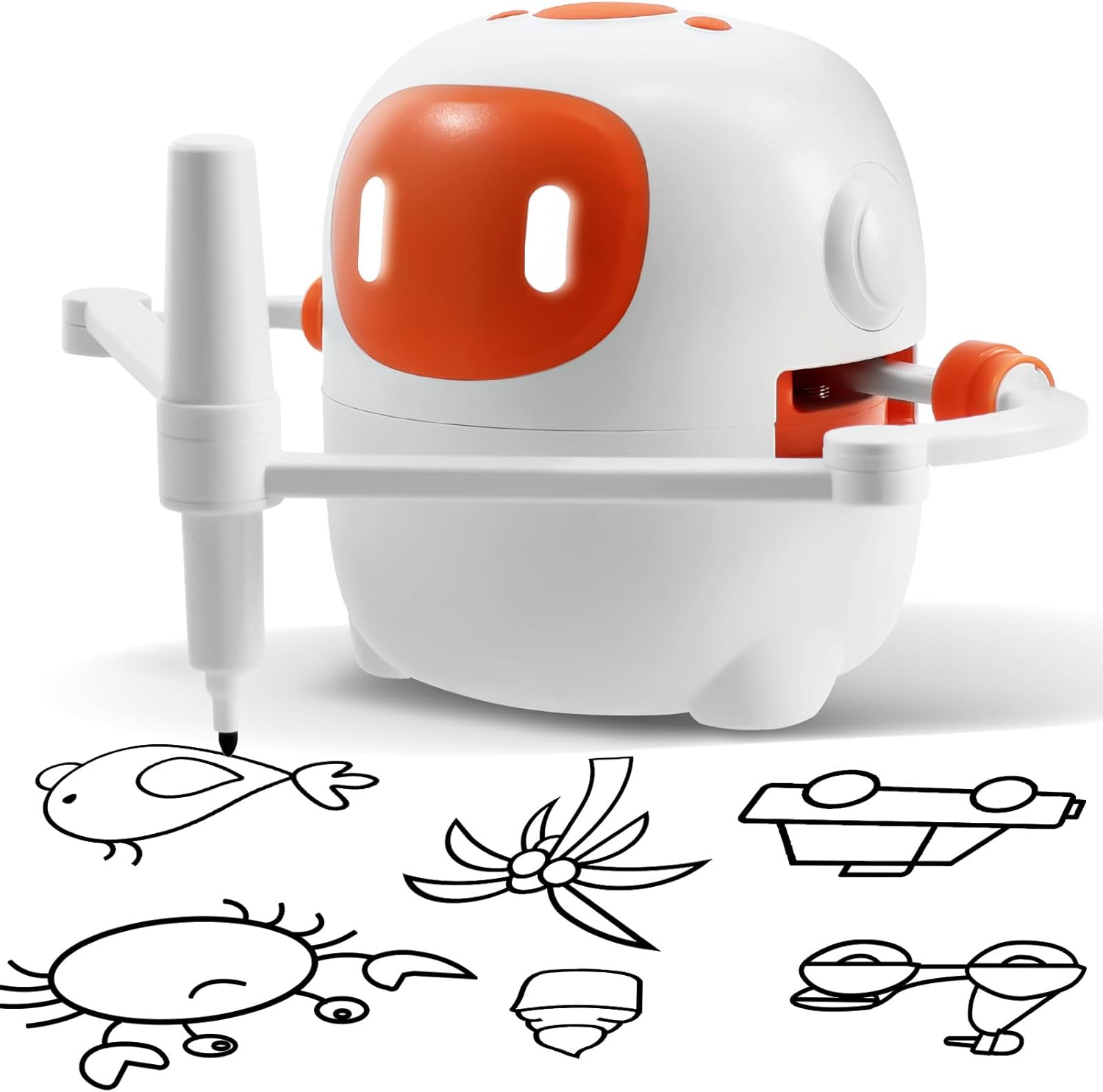 MAOCG Drawing Robot for Kids with 100 Cards, Voice Interactive Educational Drawing Machine, Montessori Painting Learning Toys for 3 4 5 6 7 8 Year Old Boys Girls Birthday Party image number 5