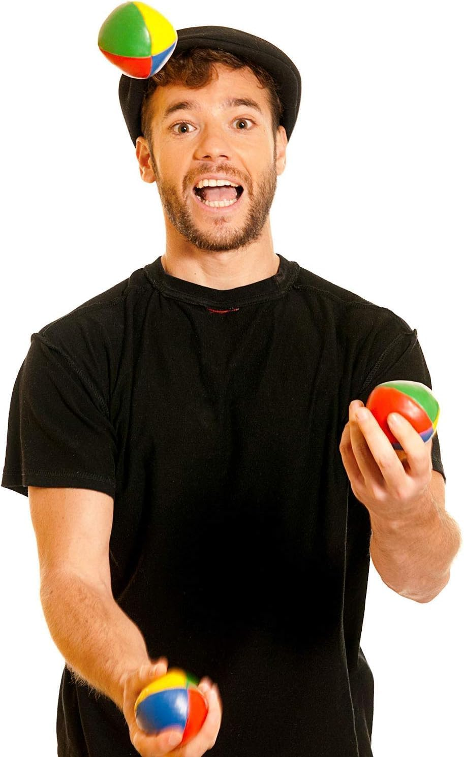 4 Pieces Juggling Balls for Beginners, Mini Juggling Kit, Soft Easy, Multicolor Durable Juggle Balls