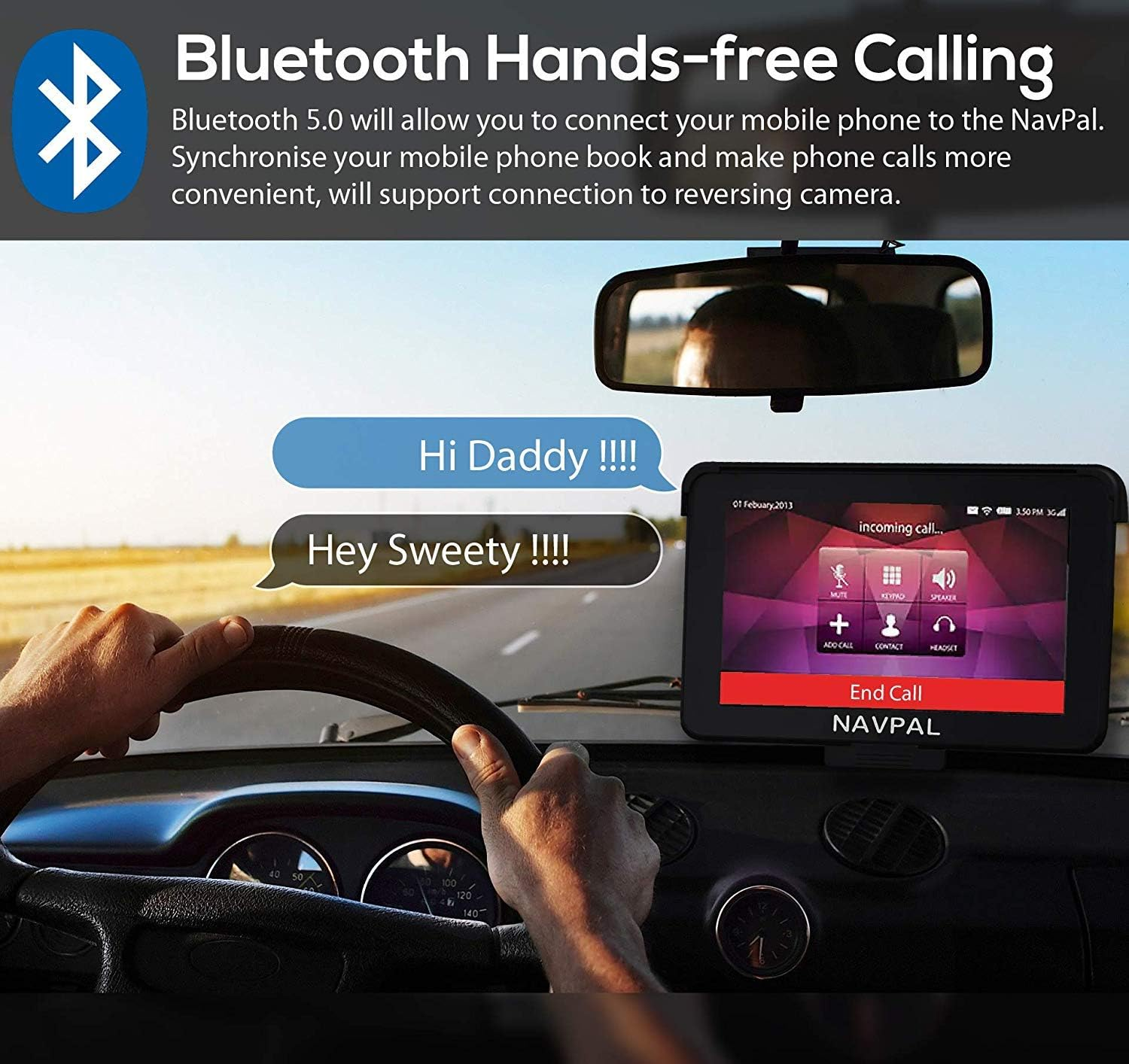 NAVPAL 7 INCH GPS Navigation with 2023 AUSTRALIA NZ & World MAPS Edition + Free Lifetime Updates, GPS Navigation for Car Truck Motorhome, Features Postcodes, Speed Cam Alerts, Lane Guidance image number 5