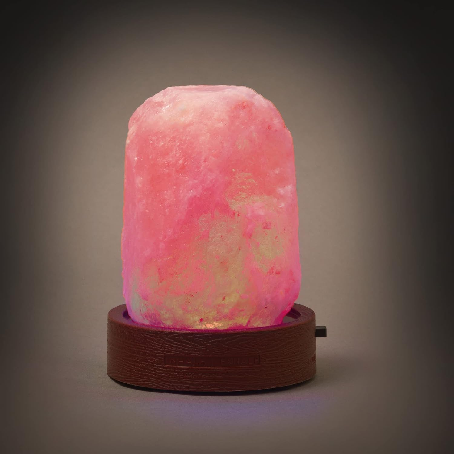 Legami - Himalayan Salt Lamp, Mini, &Oslash; 7 Cm, 300/400 G, Chromotherapy, Natural Shape, Luminous Effect, Batteries Not Included, Handmade