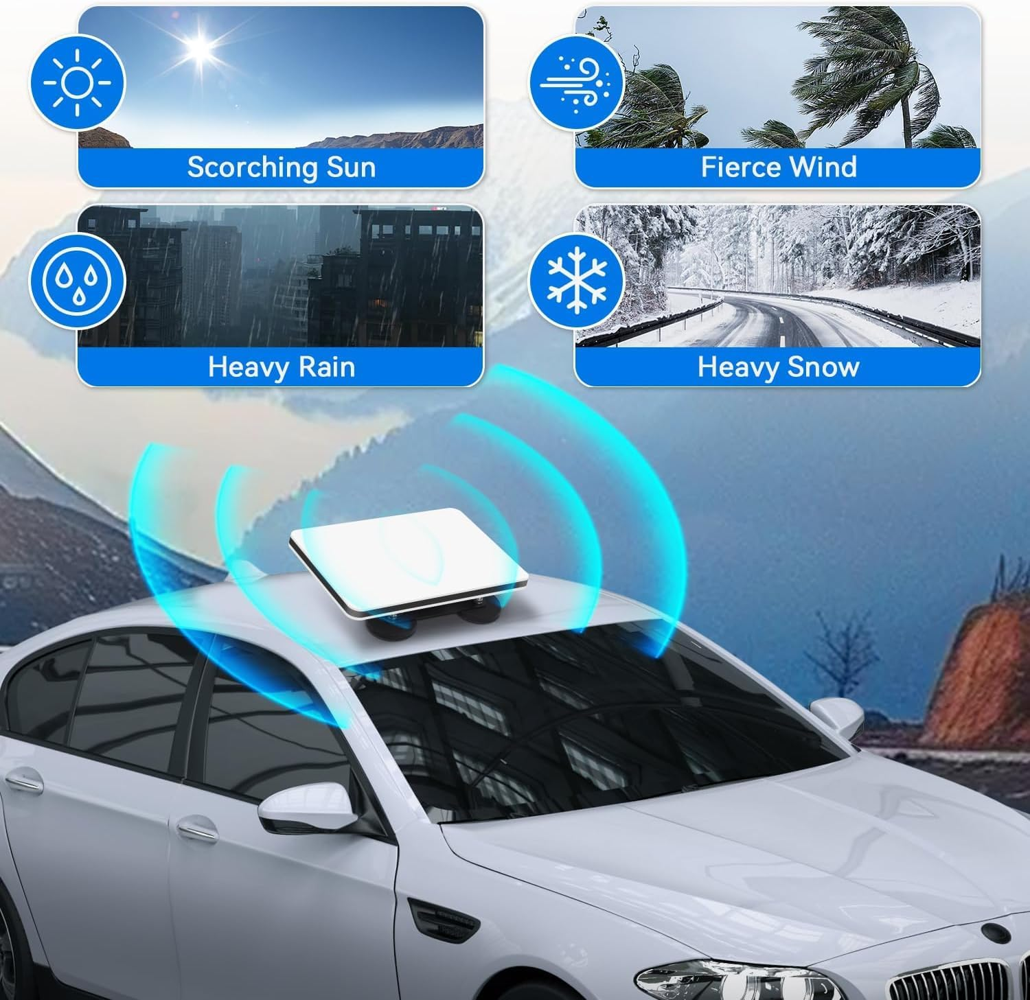 Daboot Starlink Mini Mount - Magnetic Star Link Mini Mount for Car Mini Starlink RV Accessories Magnet Suction for Cars, Rvs, Boats and Metal Surface image number 6