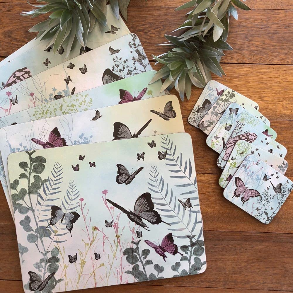 Cinnamon Coastal Verandahs Coasters 6 Pieces Set image number 3