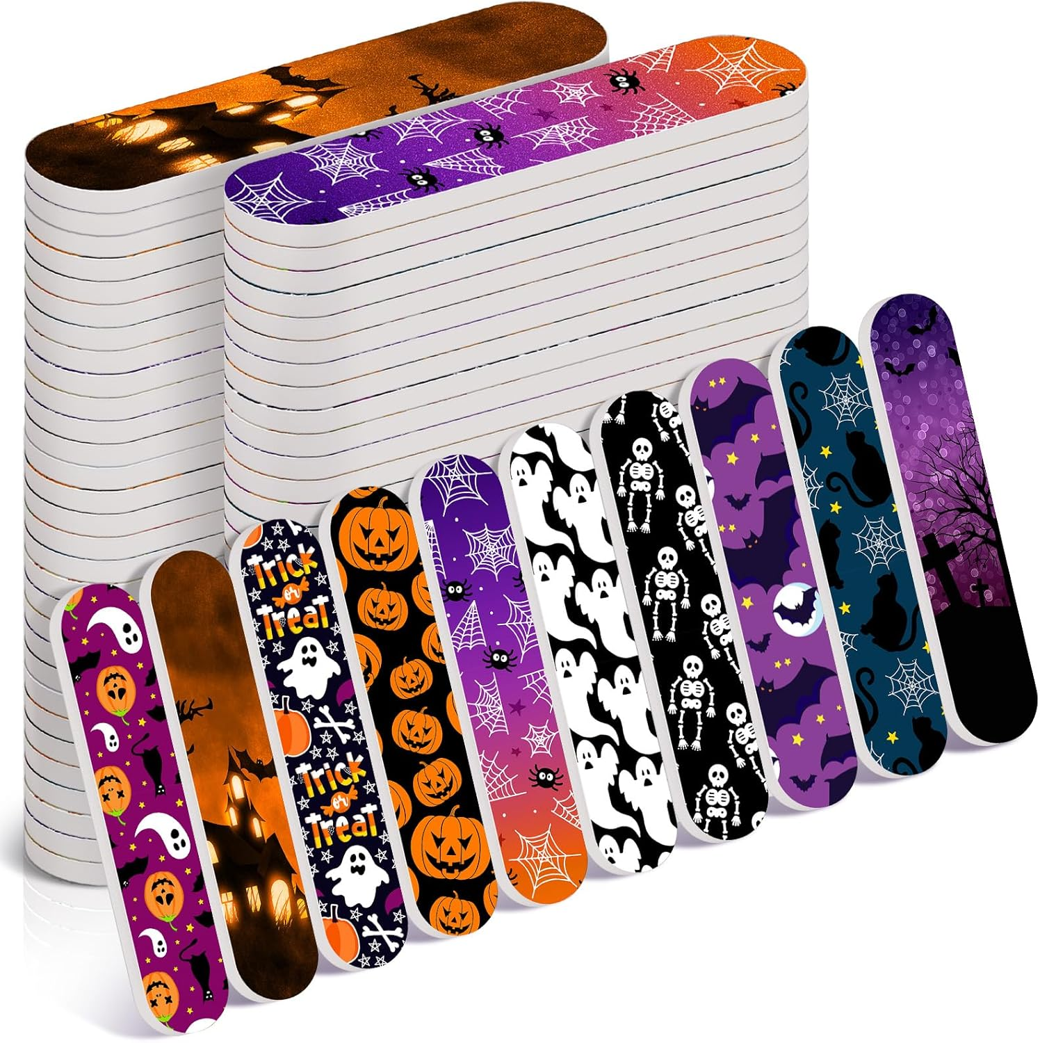 Lanties 50 Pcs Valentine'S Day Mini Nail File Exchange Gifts Bulk for Women Double Sided Love Nail Files Mini Thank You Red Emery Boards Manicure Tools for Valentine'S Day Favors Gifts Supplies image number 2