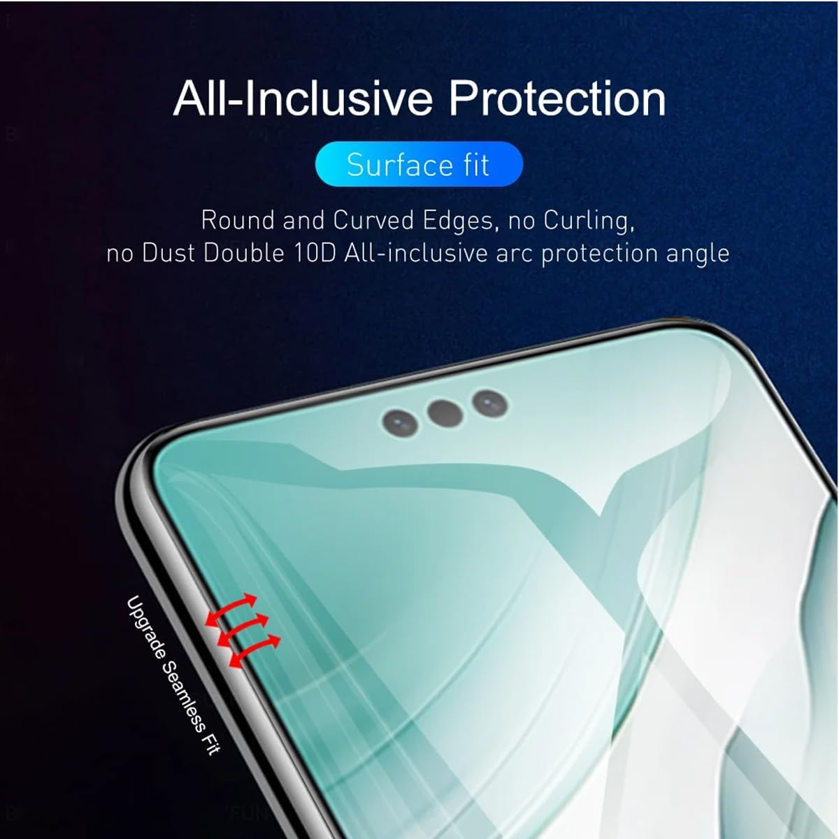 SRSRROP 3 X Hydrogel Screen Protectors for Huawei Pura 70 Pro/Pro+/Ultra 5G (6.8 Inches), HD Transparent TPU, [Anti-Bubble] [High Sensitivity] [Anti-Scratch Screen Protector] image number 4