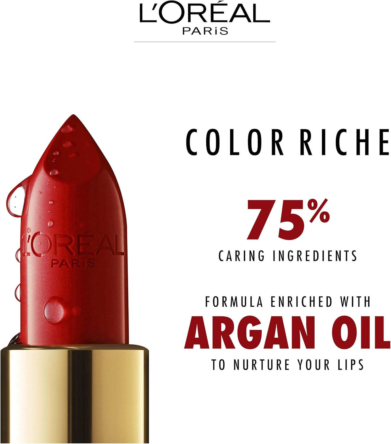 L'Or&eacute;al Paris Color Riche Satin Lipstick with Vitamin E 345 Cristal Cerise image number 3