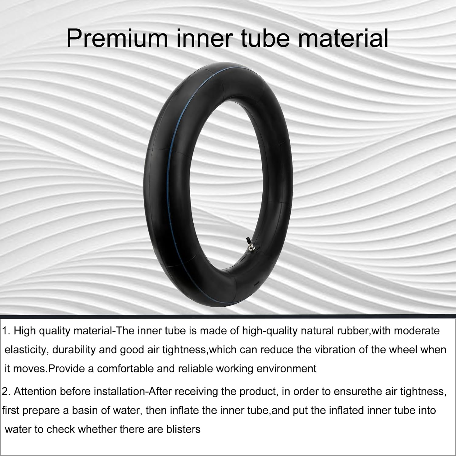 AWSZH 460-17 Tire Inner Tube 130/70-17 130/80-17 140/70-17 140/80-17 Heavy Duty Tube TR4 Straight Valve Stem Compatible with KLR250 1985-2005 KL250 1980-2001 XL350R 1984-1985 XT250 1980-1984 (1Pc)