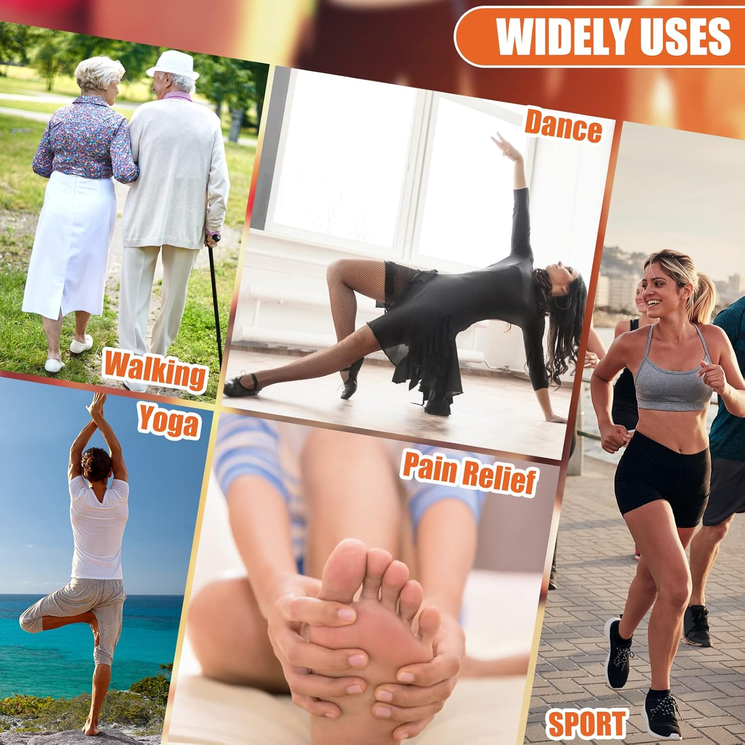 Nuanchu 72 Count Soft Foam Callus Cushions Oval Corn Cushion Self Stick Adhesive Foot Care Pads Waterproof Corn Protectors for Feet Women Men, Beige - Beige image number 2