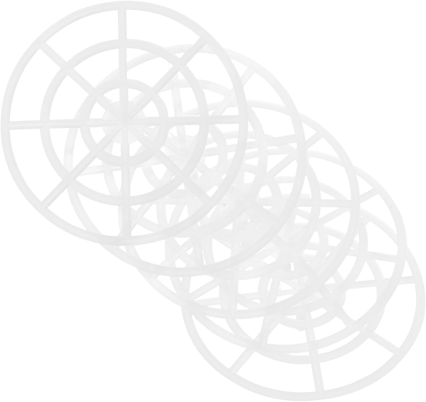 Zerodeko 5Pcs Vegetable Press Fermentation Tool Fermenting Supplies Weight Jars Fermenting Fixer Canning Weights for Fermenting Pickle Fermentation Weight Plastic White image number 5