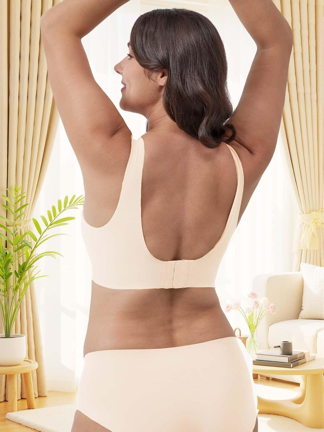 Hands-Free Pumping Bra with Jelly Gel Technology and Semi-F Padding, Compatible with All Standard Breast Pumps image number 1