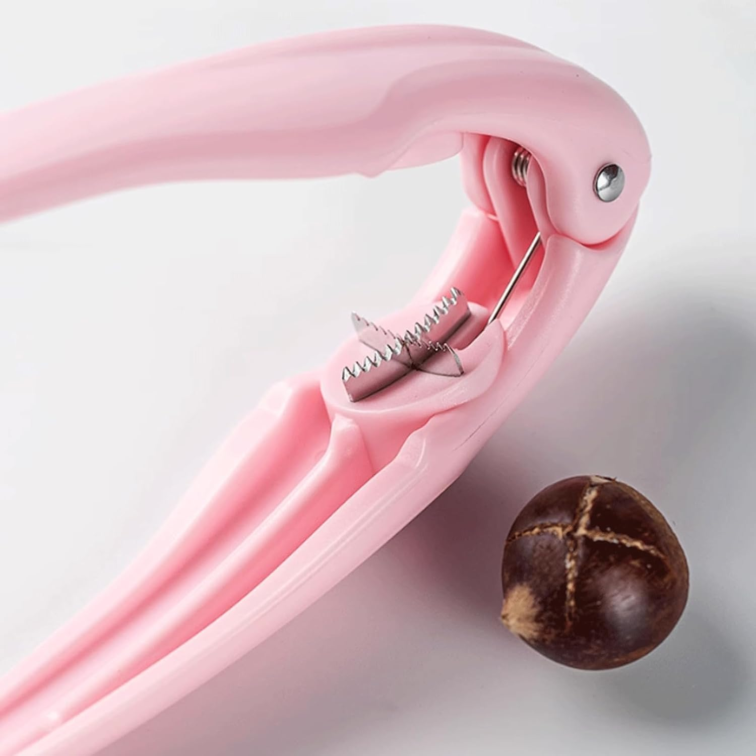 PP Material Automatic Rebound Chestnut Clip Raw Chestnut Opener Hazelnut Shell Opener as Home Kitchen Gadgets image number 5