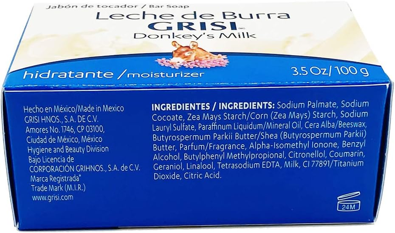 Grisi Donkey'S Milk Soap, 100Ml Pack of 4