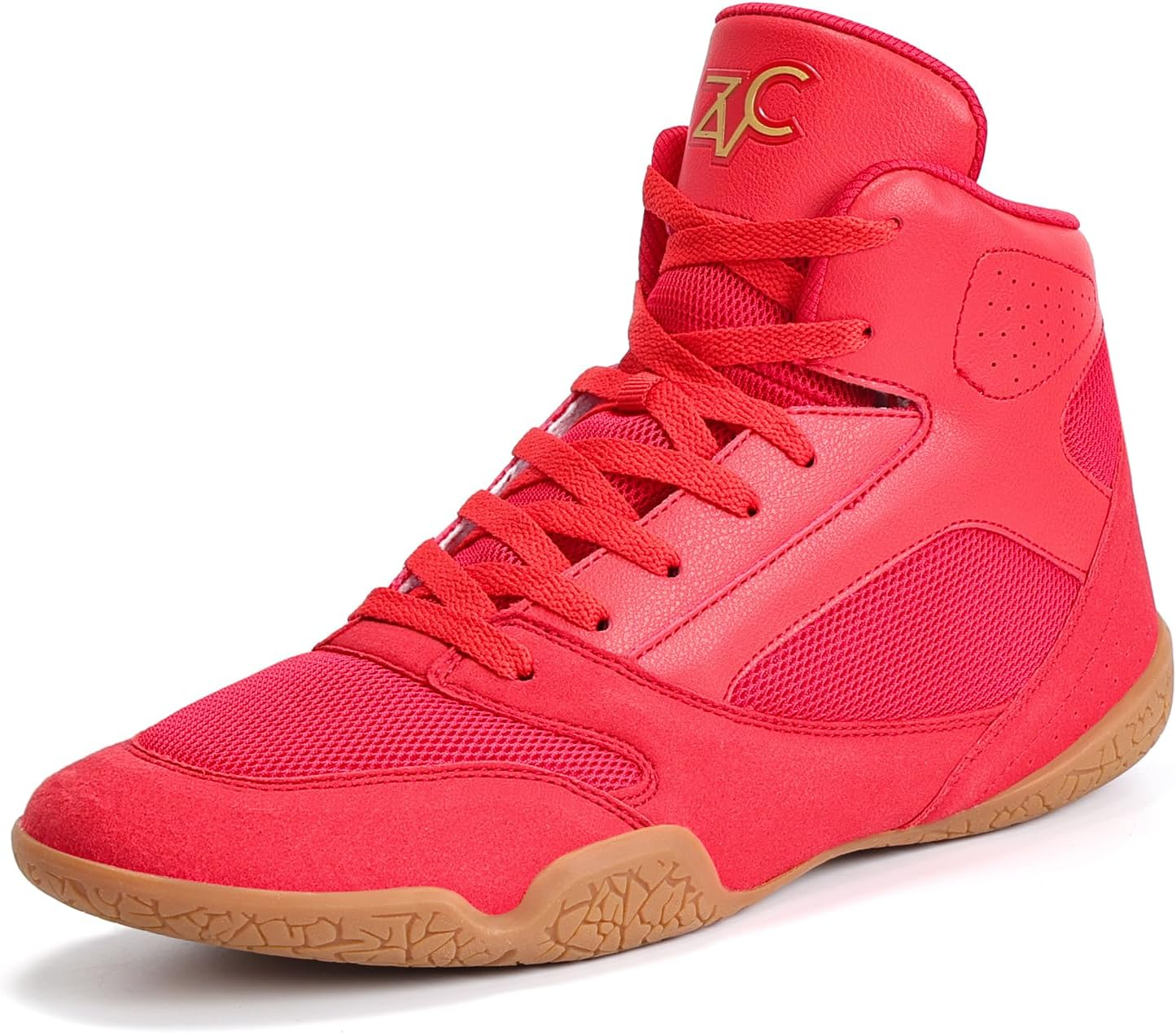 ZVC Wrestling Shoes Men Boxing Shoes for Fighting Shoes Powerlifting Bodybuilding Boots Footwear