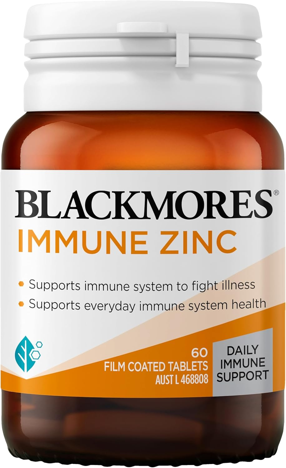 Blackmores Immune Zinc | Supports Immune System to Fight Illness | 60 Tablets image number 2