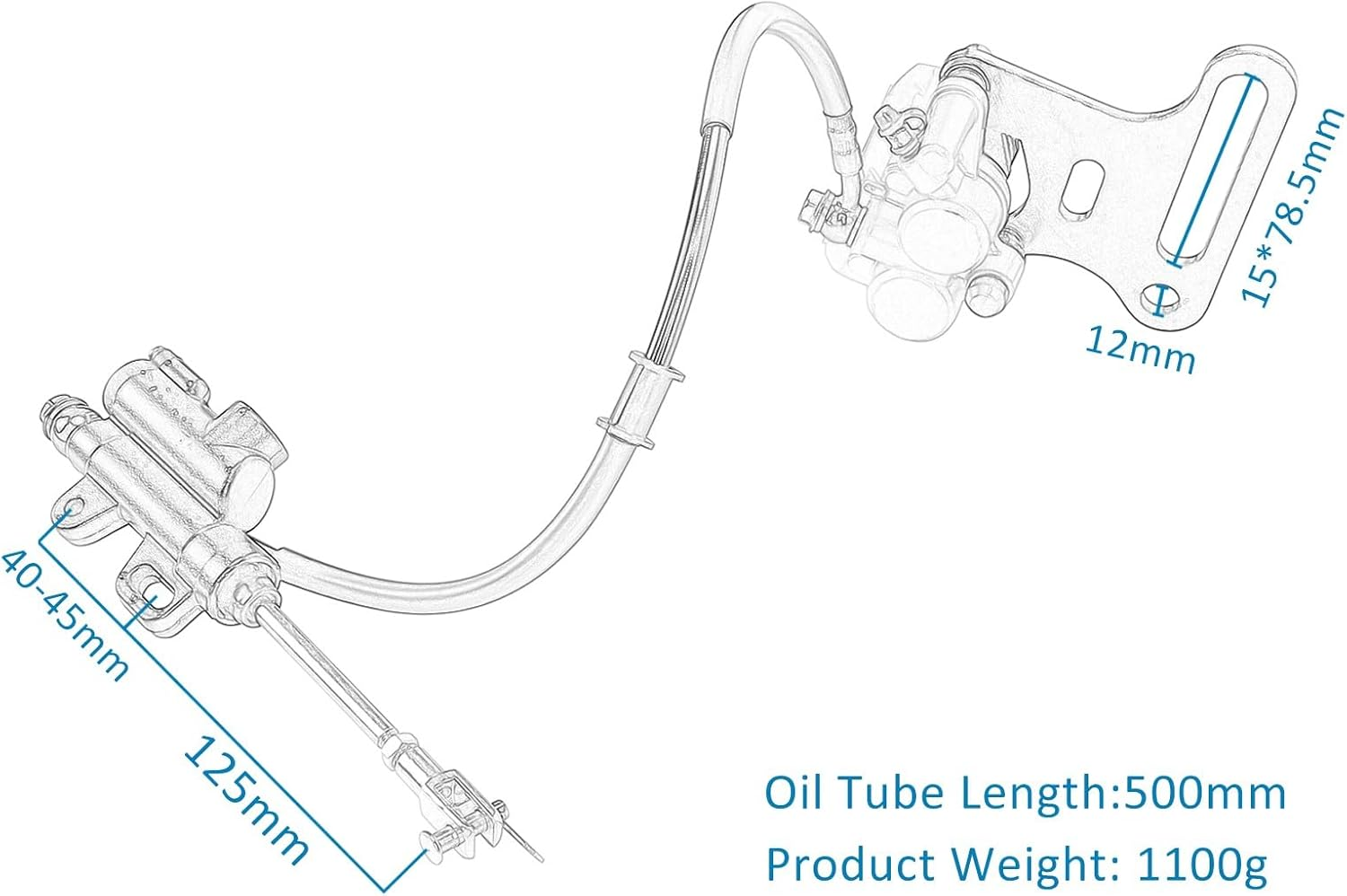YC Yier 3.00-10 Dirt Bike Tire, 3.00-10 Tire 10" Rear Wheel Tire Assembly 1.6X10 Rim,12Mm Axle, 420 Chain Sprocket and Brake Assembly for CRF50 XR50 SSR Apollo Taotao 70Cc 90Cc 110Cc Pit Dirt Bike image number 1