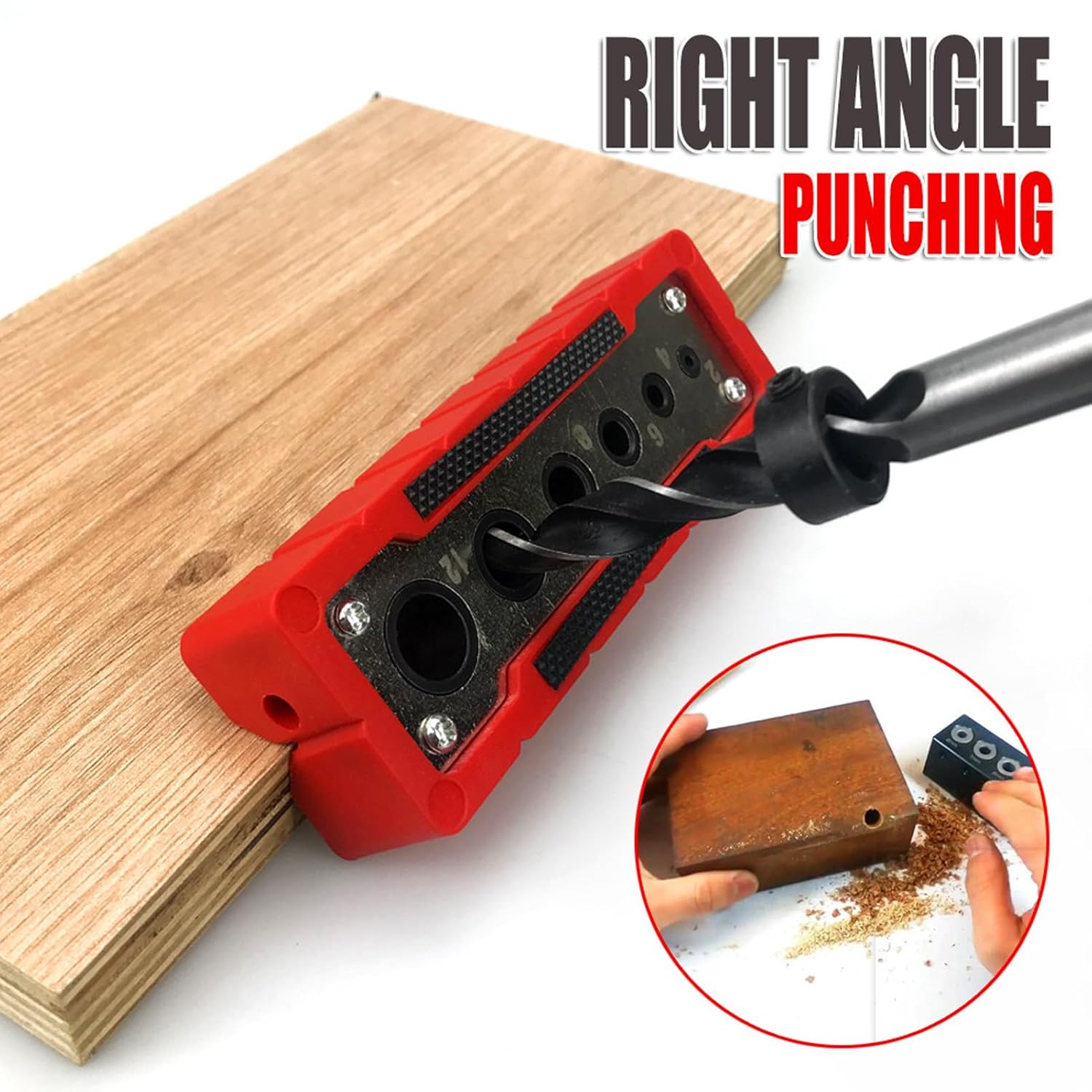 Hand Drilling Instructions for Carpentry Carpentry Steel Work for Optimal Position and Angle, Suitable for All Wooden Tasks image number 1