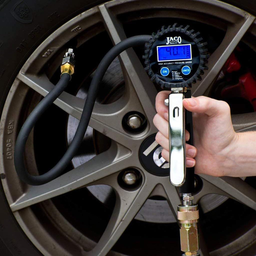 JACO Flowpro 2.0 Digital Tire Inflator with Pressure Gauge - 200 PSI image number 5
