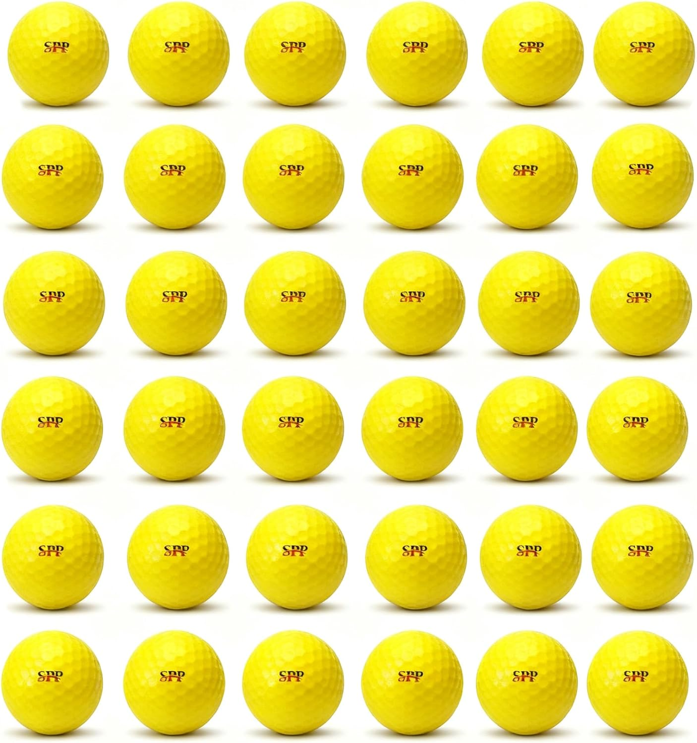 SPP Golf Balls for Practice & Competition, Durable&Double Layer，Premium High Elasticity Rubber Core for Golfers， Training Golf Balls for Indoor Outdoor