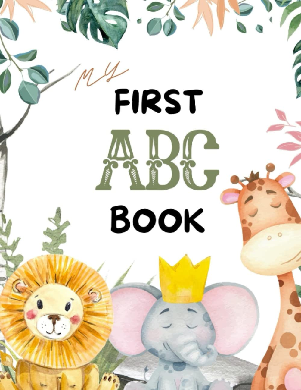 My First ABC Book: Baby Shower Alphabet Book/ Baby Shower Nature Theme/ Baby Shower Activity Kit/ Baby Shower Kit Safari/Baby Shower Activities: Baby ... Shower Word Search Games/The Baby Shower/ image number 1