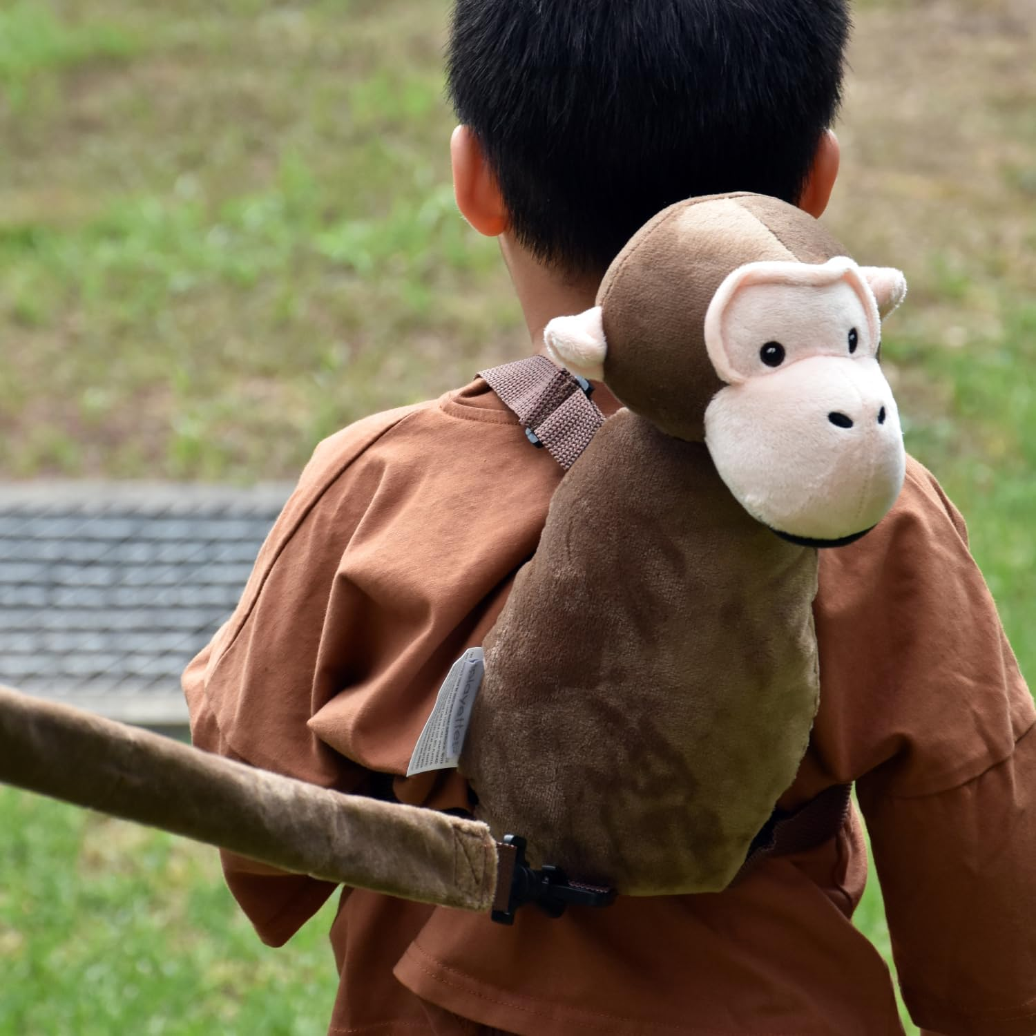 Playette 2-In-1 Child Toddler Harness Buddy - Toddler Leash and Backpack - Monkey image number 3