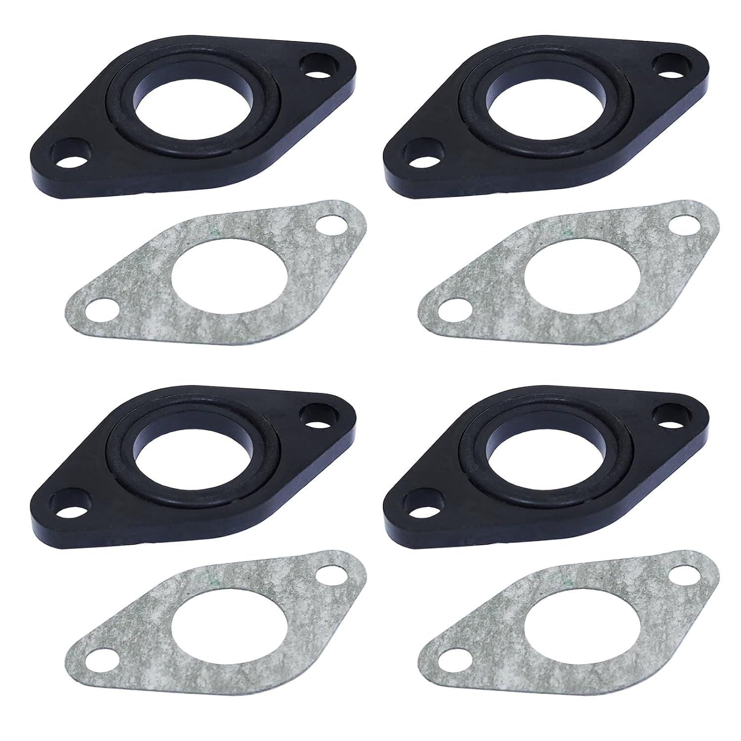 4 Sets Car Carburetor Intake Gaskets Carburetor Intake Manifold Gaskets with O-Ring Replacement for 50Cc-125Cc Dirt Pit Bike ATV 4 Wheeler Quad Scooter image number 5