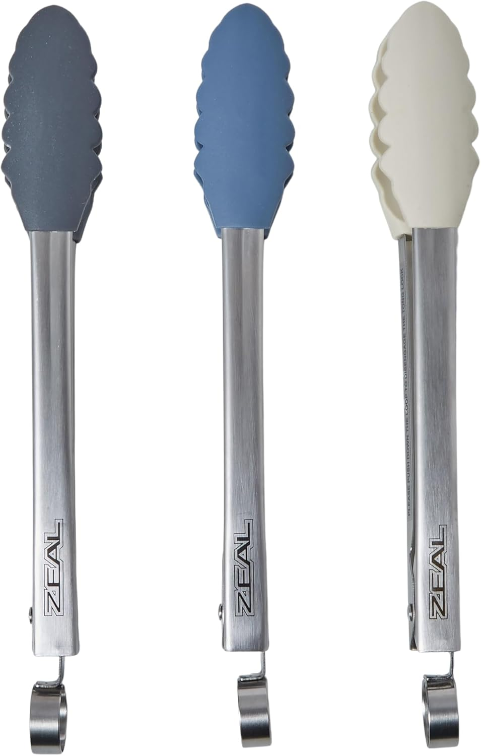 Zeal Cosy Mini Silicone Tongs, Assorted (3-Pieces)