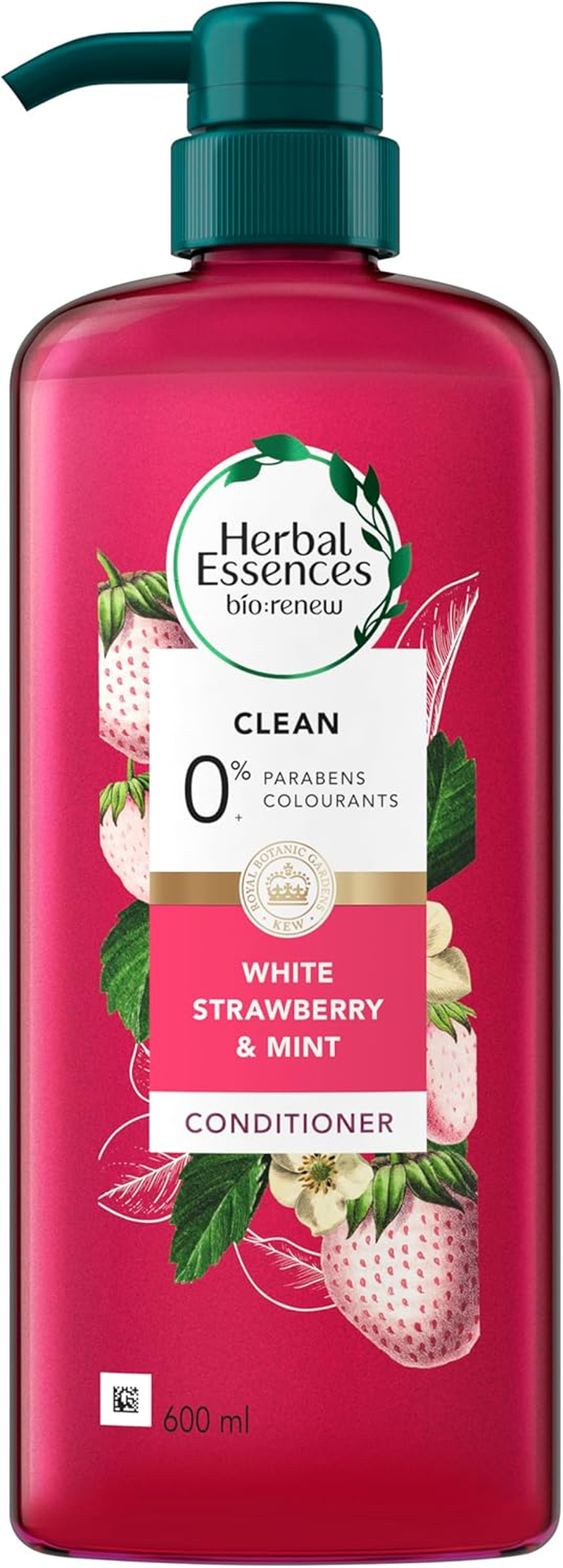 Herbal Essences Bio Renew White Strawberry & Mint 600Ml Conditioner image number 6