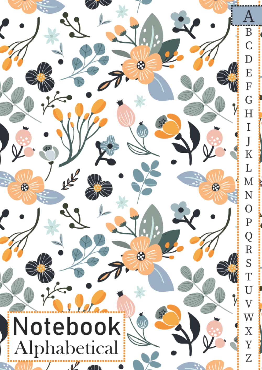 Alphabetical Notebook: 4 Pages per Letter / A4 Size /105 Pages. Large Lined-Journal Organizer with A-Z Tabs Printed, Alphabetic Notebook. A4 Notebook ... Writing Note Taking Diary and Planner image number 1