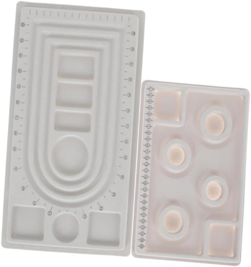 Fabselection 2Pcs Bead Chain Dial Bead Boards for Jewelry Making Bracelet image number 1