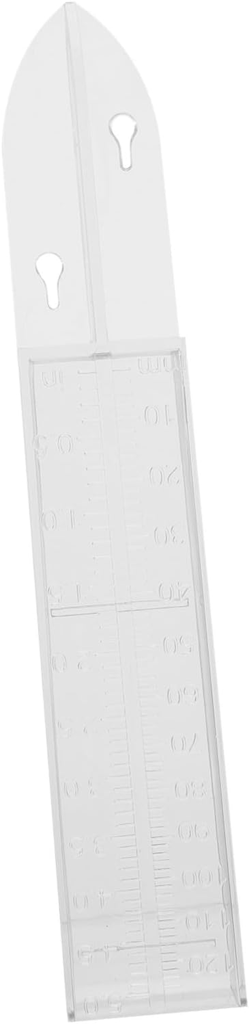 Ifundom Professional Rain Gauge Measuring Tube Outdoor Plastic Rain Gauge Container for Garden Yard Weather Monitoring Scale image number 6