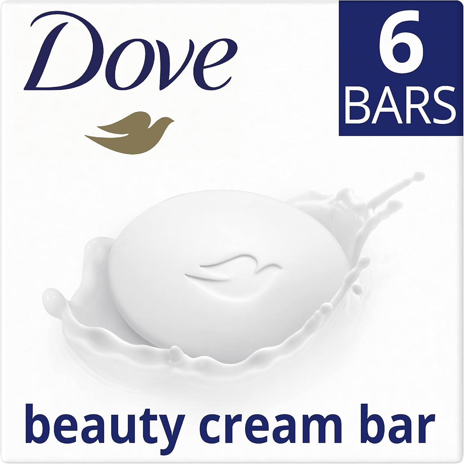 Dove Original Beauty Bar Soap with &frac14; Moisturising Cream for Softer, Smoother, Healthier-Looking Skin 6X 90 G image number 2