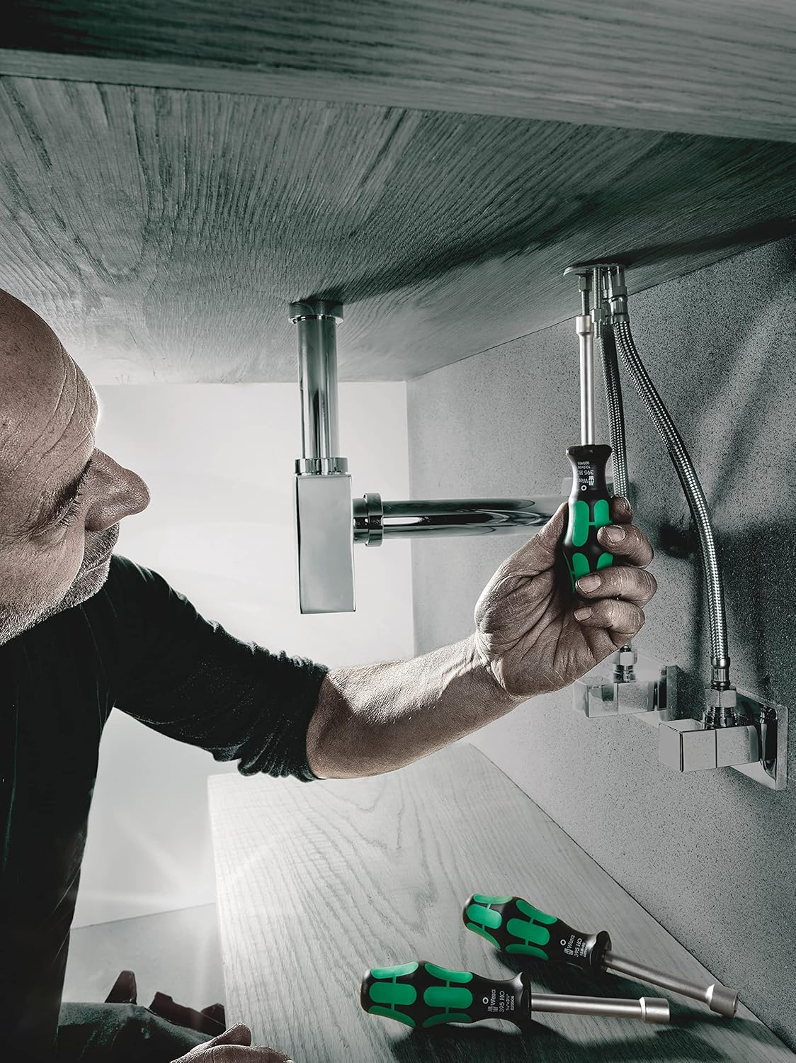 Wera 395 HO Hollow Shaft Nutdriver, 5/16-Inch X 90 Mm Size image number 2