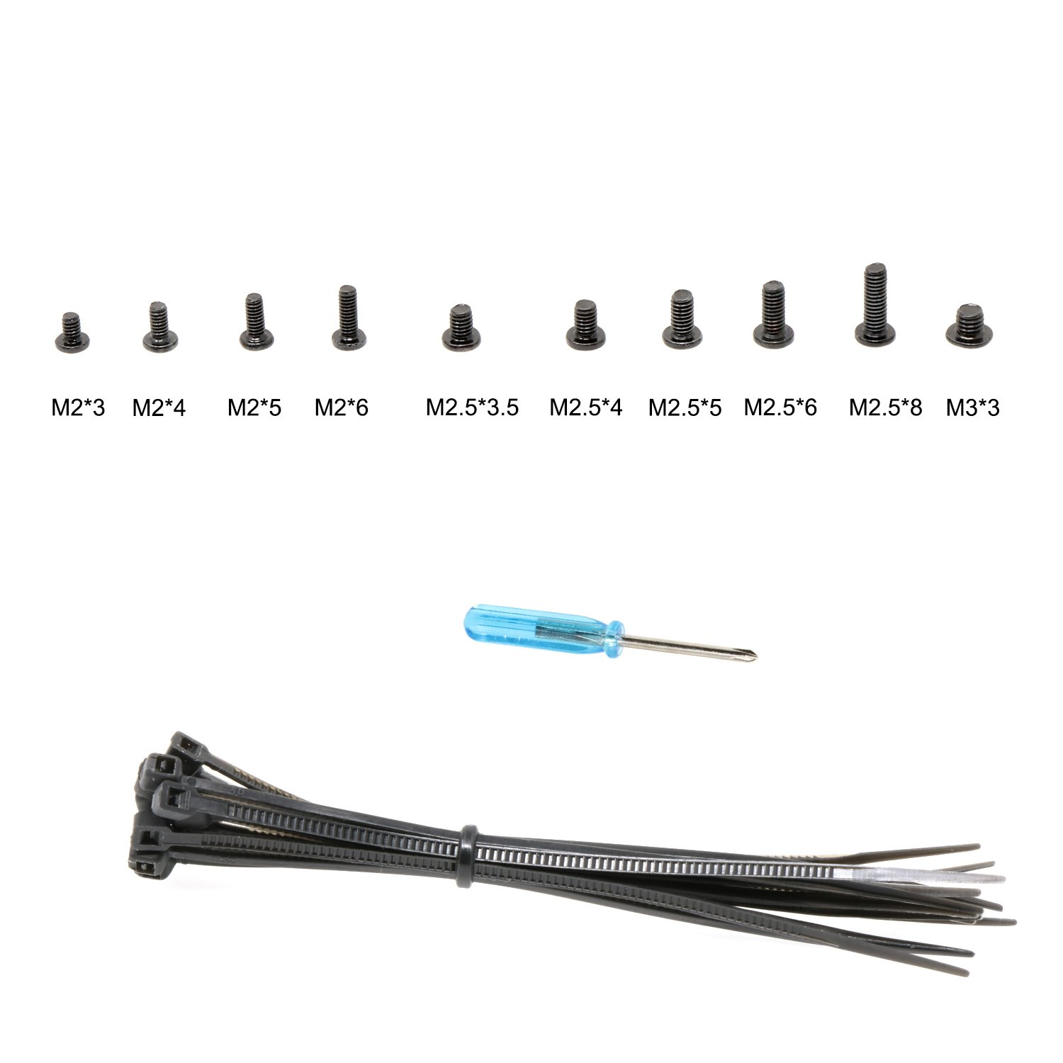 Waykino 500 Pieces Laptop Notebook Computer Screw Set Kit for IBM HP Dell Samsung Sony Toshiba Gateway Acer Lenovo image number 1