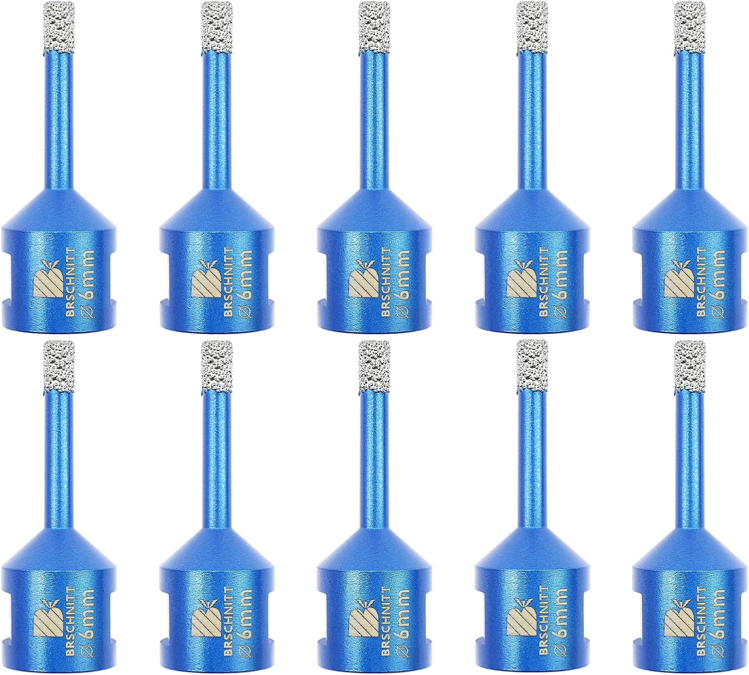 BRSCHNITT M14 Tile Drill Bit Diamond Drill Bit 6 Mm, 10 Pieces M14 Diamond Drill Bit for Porcelain Ceramic Tiles Marble Granite Stone image number 6