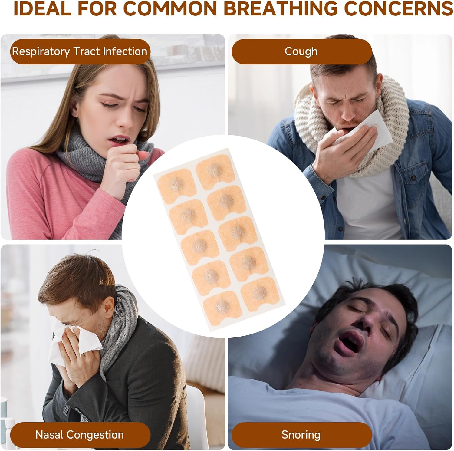 Magnetic Nasal Strips Refill Pack, 120Pcs/60-Day Skin Safe Anti-Snoring Devices, Nose Tape for Sleeping with Zinc Discs to Improve Breathing & Reduce Snoring image number 1